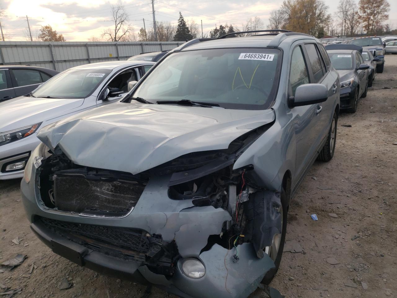 Photo 2 from auction – 2007 HYUNDAI SANTA FE S with VIN 5NMSH73E47H111341