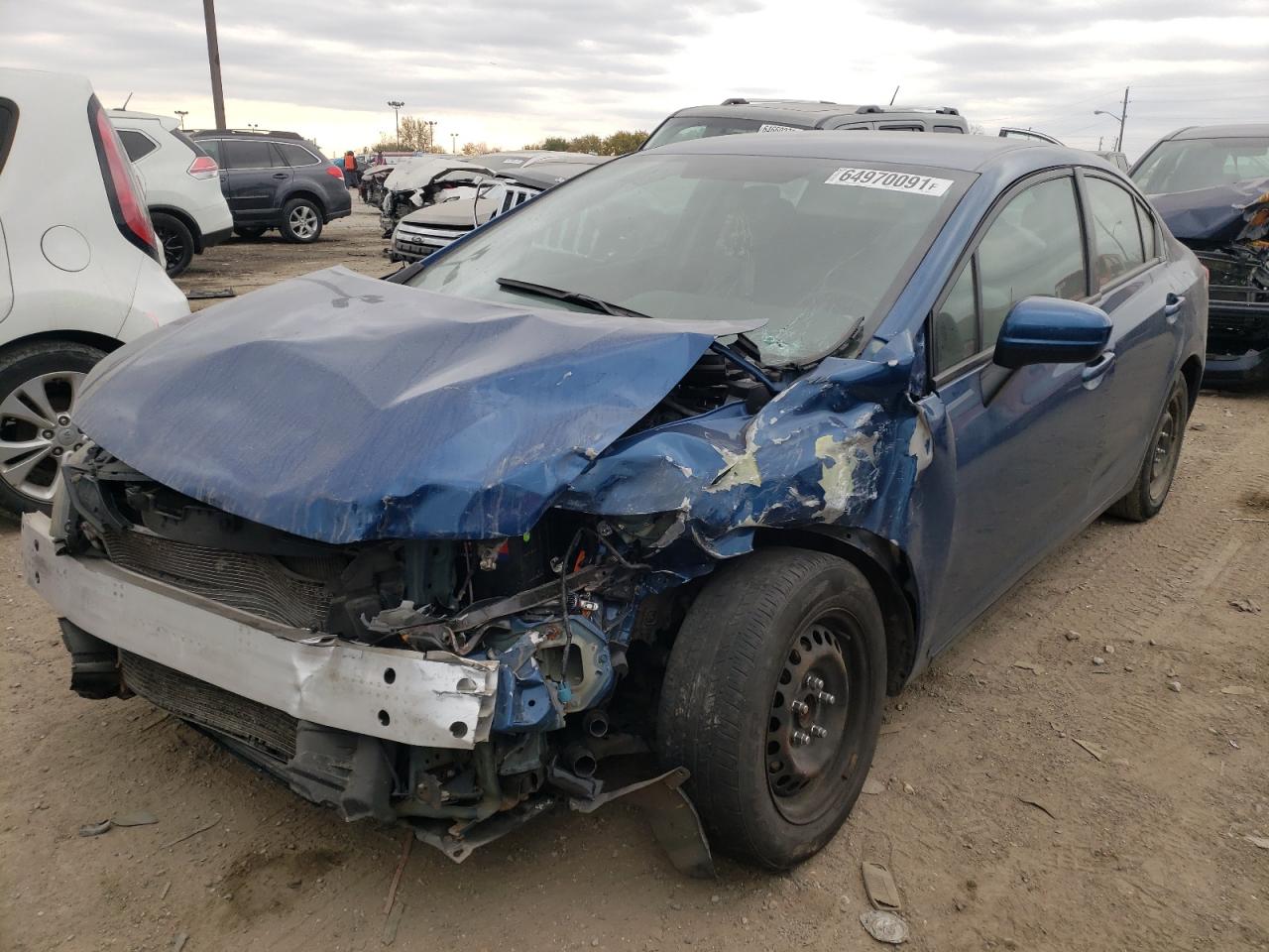 Photo 2 from auction – 2014 HONDA CIVIC LX with VIN 19XFB2E57EE003920