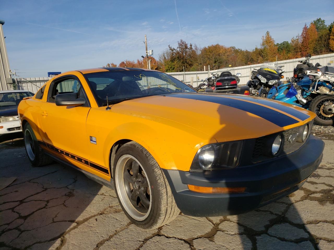 FORD MUSTANG 2008 with VIN 1ZVHT80N685166295 - Photo from auction