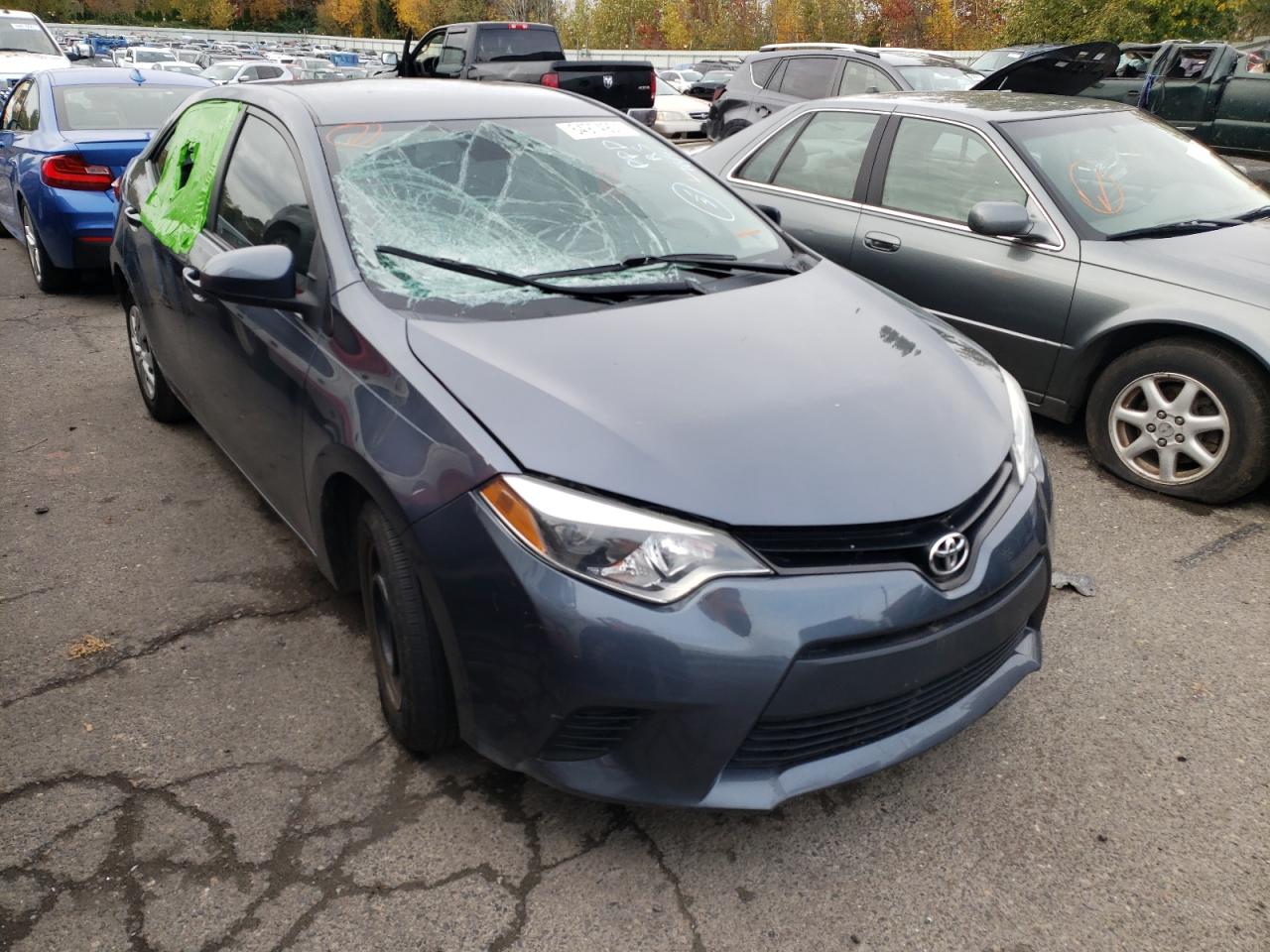 TOYOTA COROLLA L 2015 with VIN 5YFBURHE6FP358834 - Photo from auction