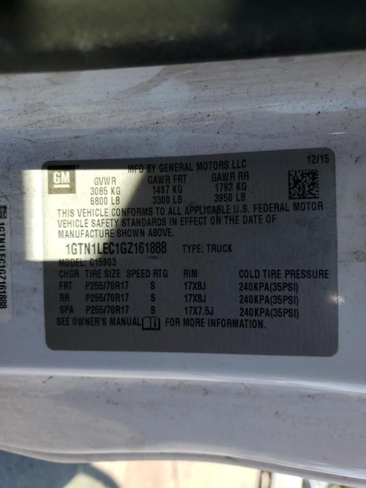 Photo 10 from auction – 2016 GMC SIERRA C15 with VIN 1GTN1LEC1GZ161888