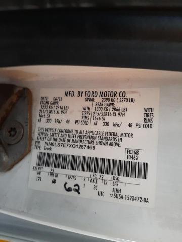 Photo 10 from auction – 2016 FORD TRANSIT CO with VIN NM0LS7E7XG1287466
