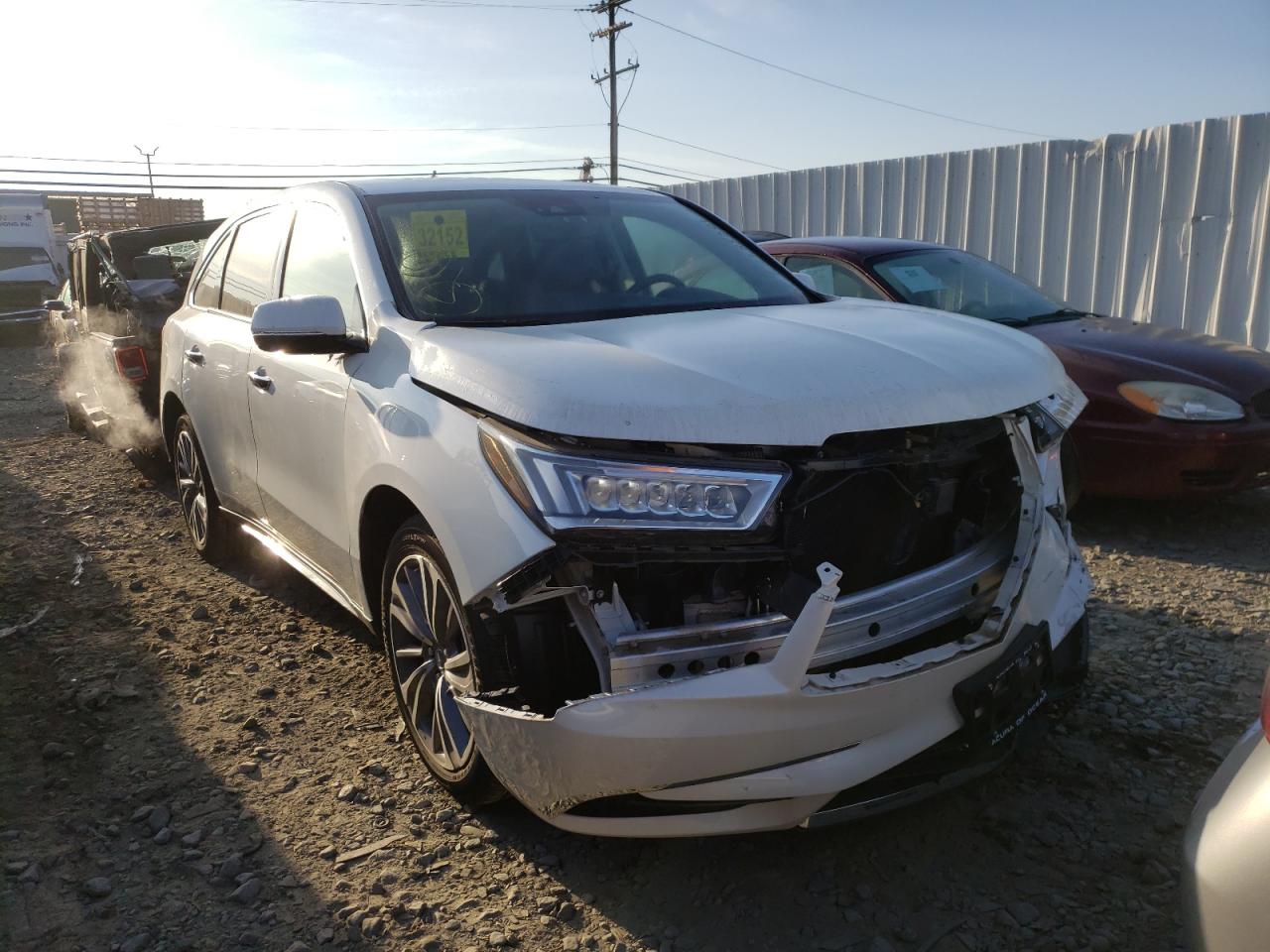 ACURA MDX TECHNO 2017 with VIN 5FRYD4H57HB034754 - Photo from auction
