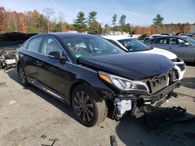 HYUNDAI SONATA SPO 2017 with VIN 5NPE34AF6HH528602 - Photo from auction