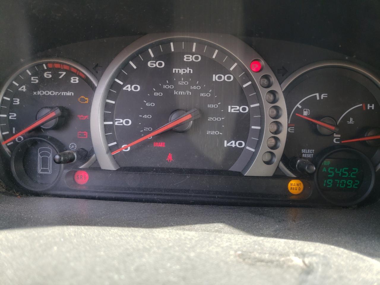 Photo 8 from auction – 2003 HONDA PILOT EXL with VIN 2HKYF18543H513217