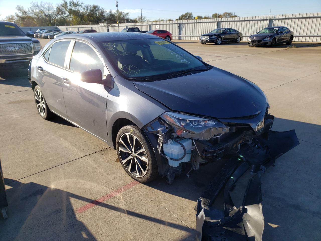 TOYOTA COROLLA L 2017 with VIN 5YFBURHE8HP652271 - Photo from auction