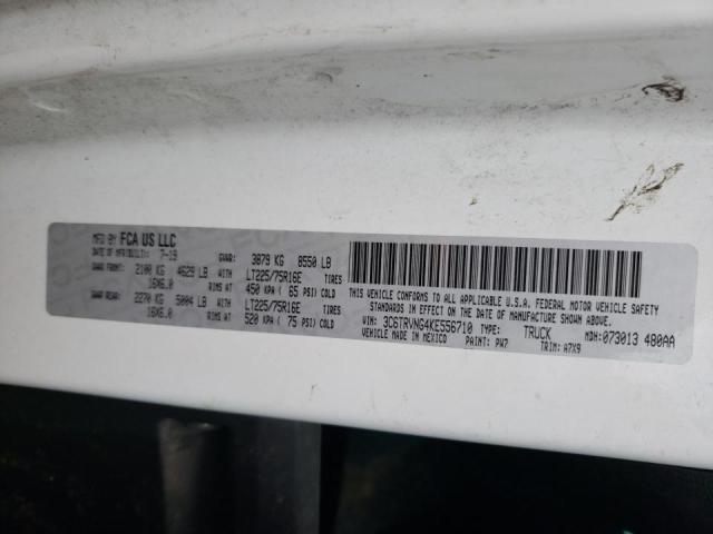 Photo 10 from auction – 2019 RAM PROMASTER with VIN 3C6TRVNG4KE556710