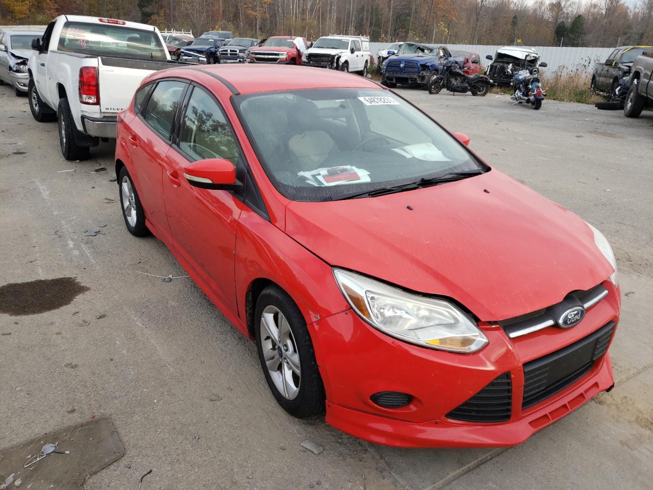 FORD FOCUS SE 2013 with VIN 1FADP3K20DL350879 - Photo from auction