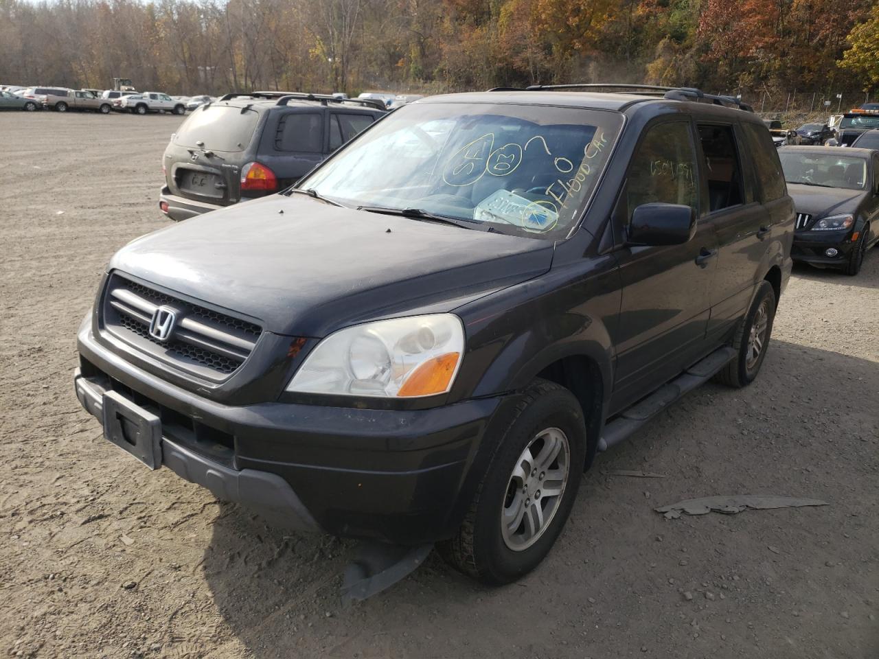 Photo 2 from auction – 2003 HONDA PILOT EXL with VIN 2HKYF18543H513217