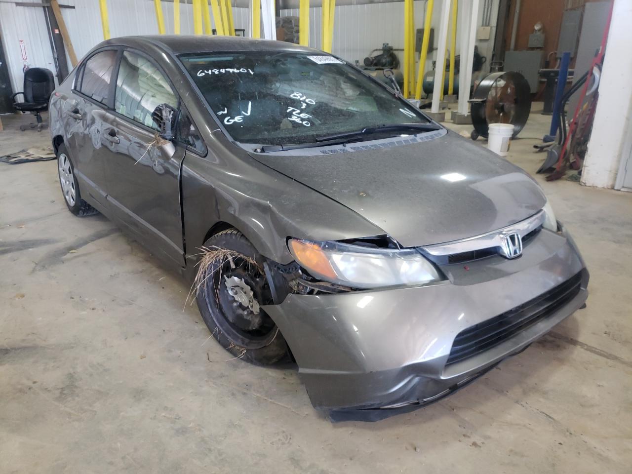 Photo 1 from auction – 2007 HONDA CIVIC LX with VIN 2HGFA16507H307479