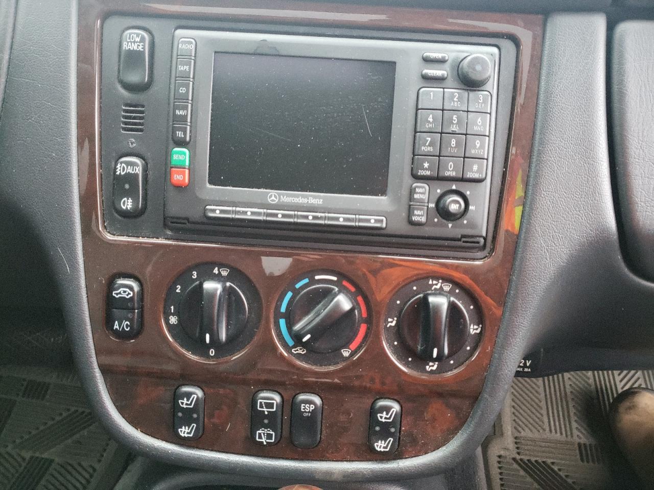 Photo 9 from auction – 2001 MERCEDES-BENZ M-CLASS with VIN 4JGAB72E61A280952