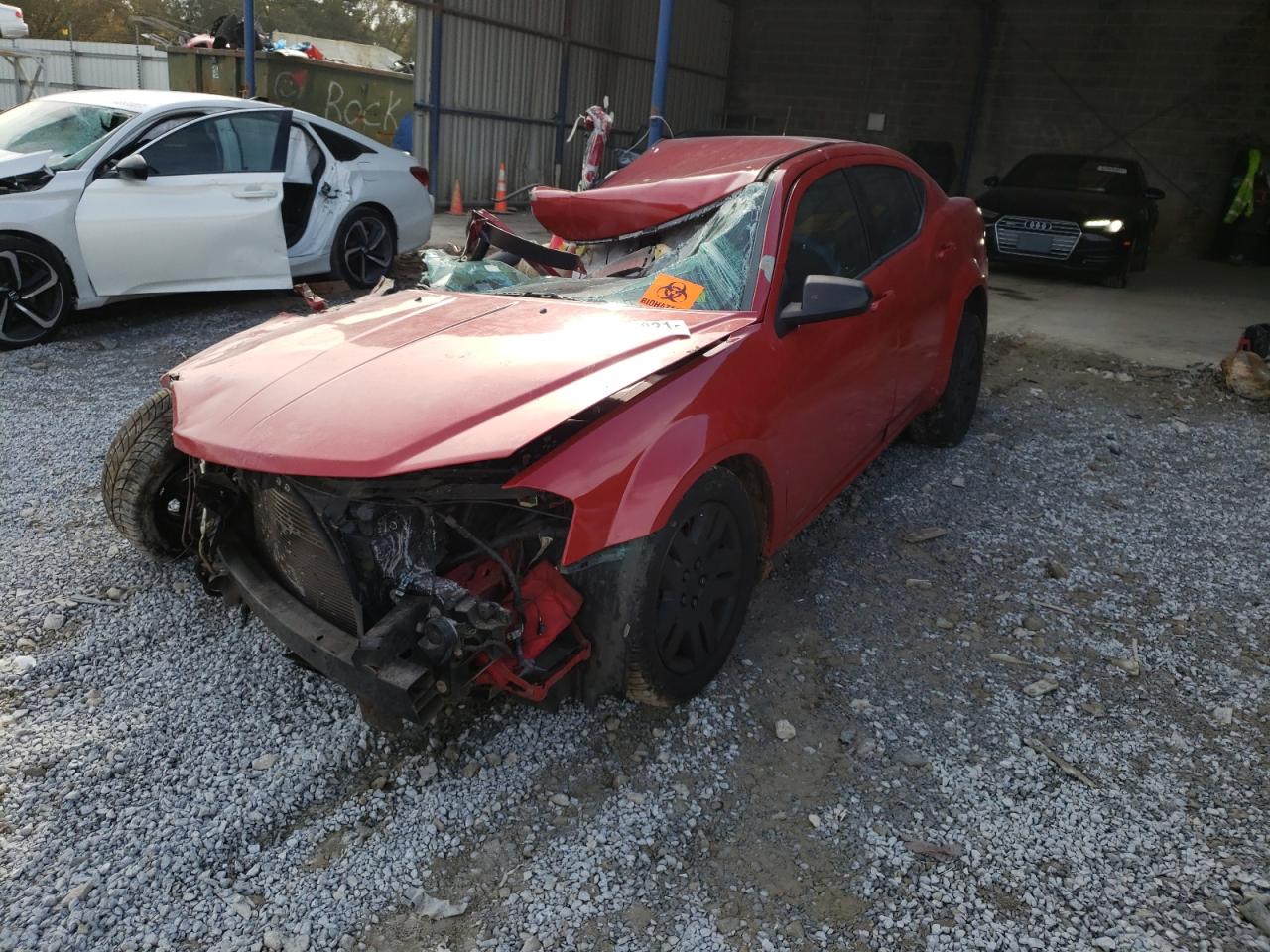 Photo 2 from auction – 2014 DODGE AVENGER SE with VIN 1C3CDZAB4EN181141