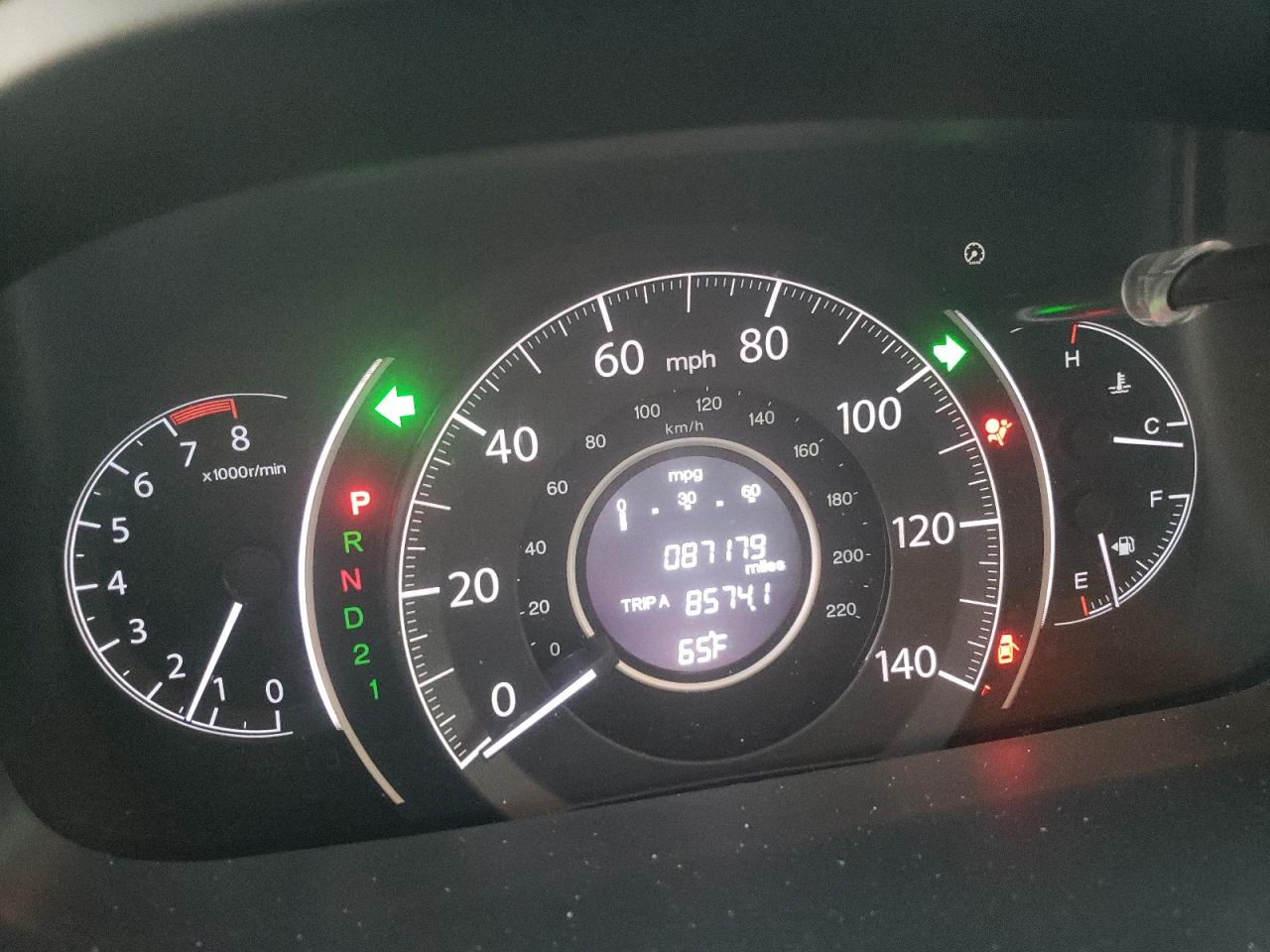 Photo 8 from auction – 2014 HONDA CR-V EXL with VIN 2HKRM3H74EH514443