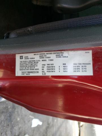 Photo 10 from auction – 2004 CHEVROLET COLORADO with VIN 1GCDT196048223734