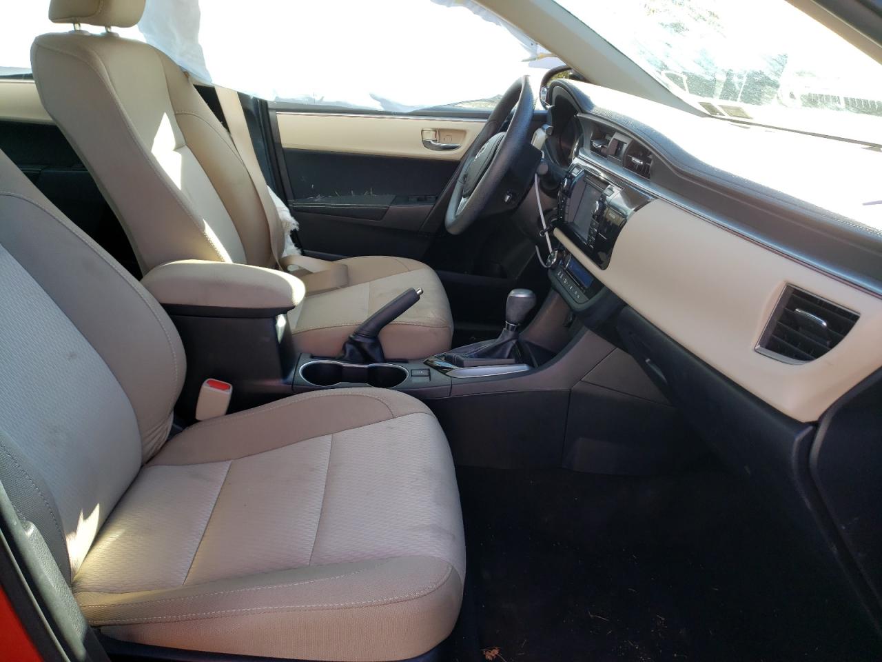 Photo 5 from auction – 2016 TOYOTA COROLLA L with VIN 2T1BURHE2GC661336