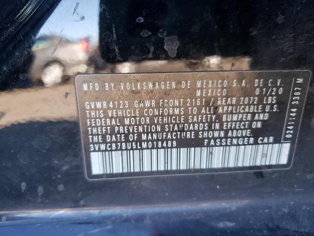 Photo 10 from auction – 2020 VOLKSWAGEN JETTA S with VIN 3VWCB7BU5LM018489