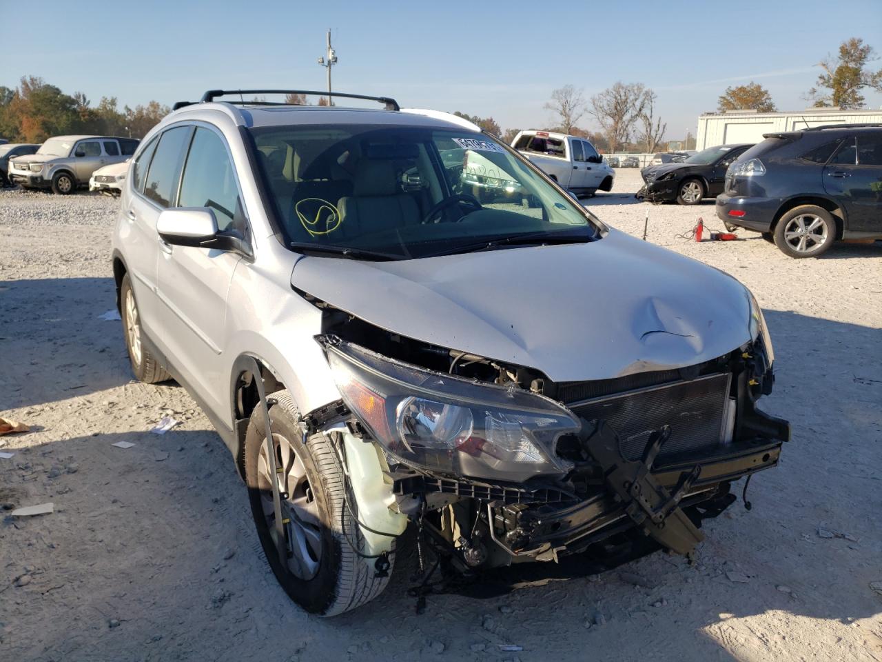 HONDA CR-V EXL 2012 with VIN 5J6RM3H78CL016846 - Photo from auction