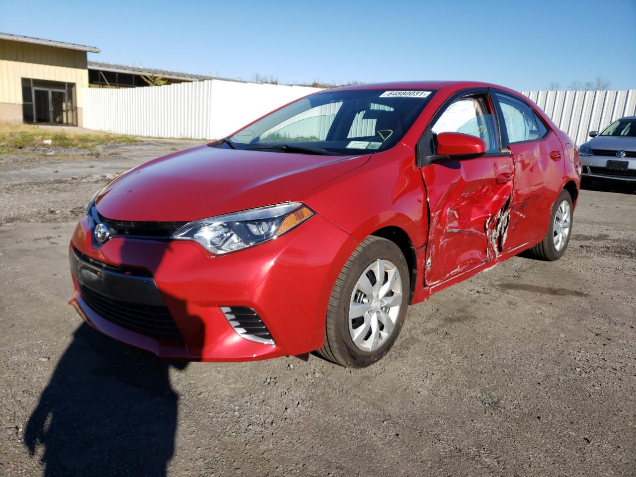 Photo 2 from auction – 2016 TOYOTA COROLLA L with VIN 2T1BURHE2GC661336