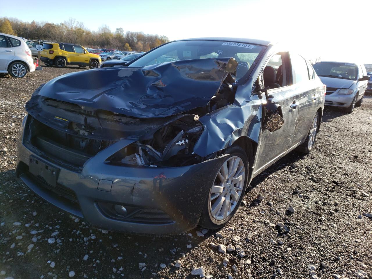Photo 2 from auction – 2014 NISSAN SENTRA S with VIN 3N1AB7AP8EY214205
