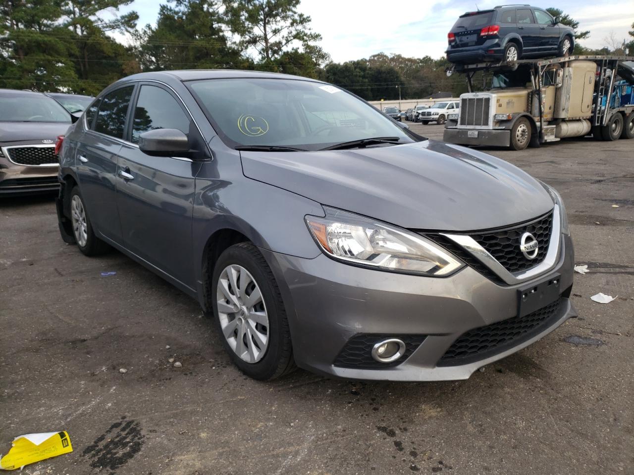 NISSAN SENTRA S 2017 with VIN 3N1AB7AP8HL719842 - Photo from auction