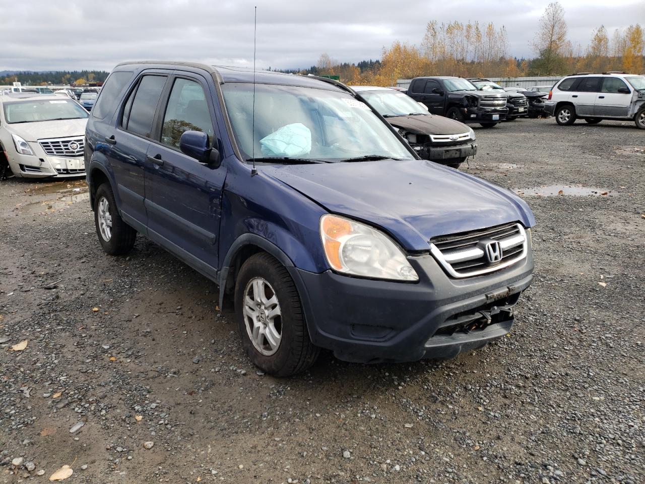 HONDA CR-V EX 2004 with VIN JHLRD78834C013511 - Photo from auction