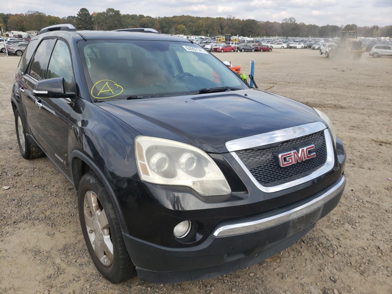GMC ACADIA SLT 2008 with VIN 1GKER337X8J199221 - Photo from auction