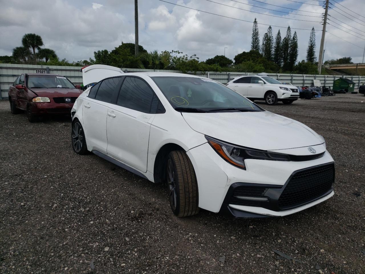 Photo 1 from auction – 2021 TOYOTA COROLLA SE with VIN 5YFS4MCE7MP082221
