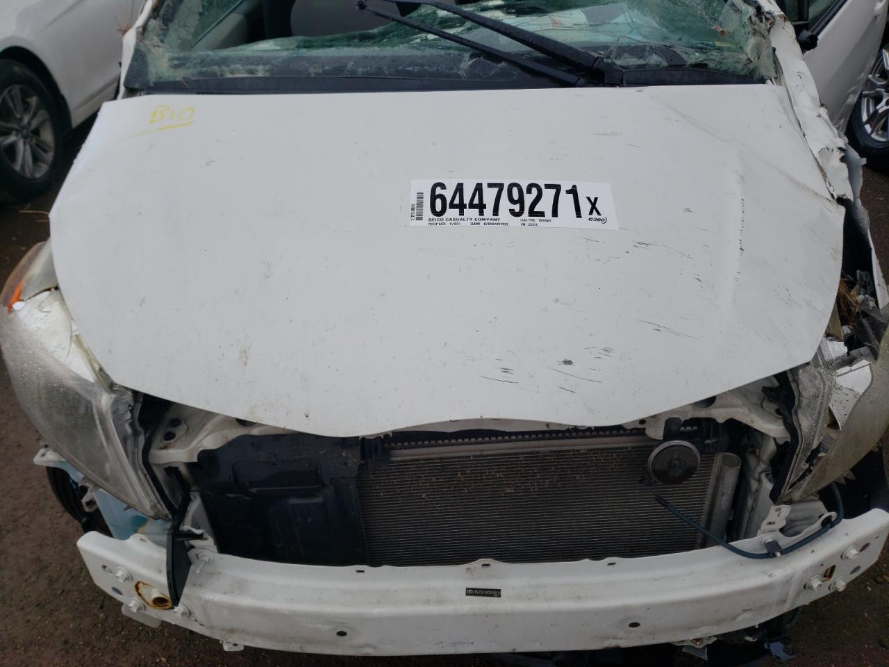 Photo 7 from auction – 2012 TOYOTA YARIS with VIN JTDJTUD3XCD533574