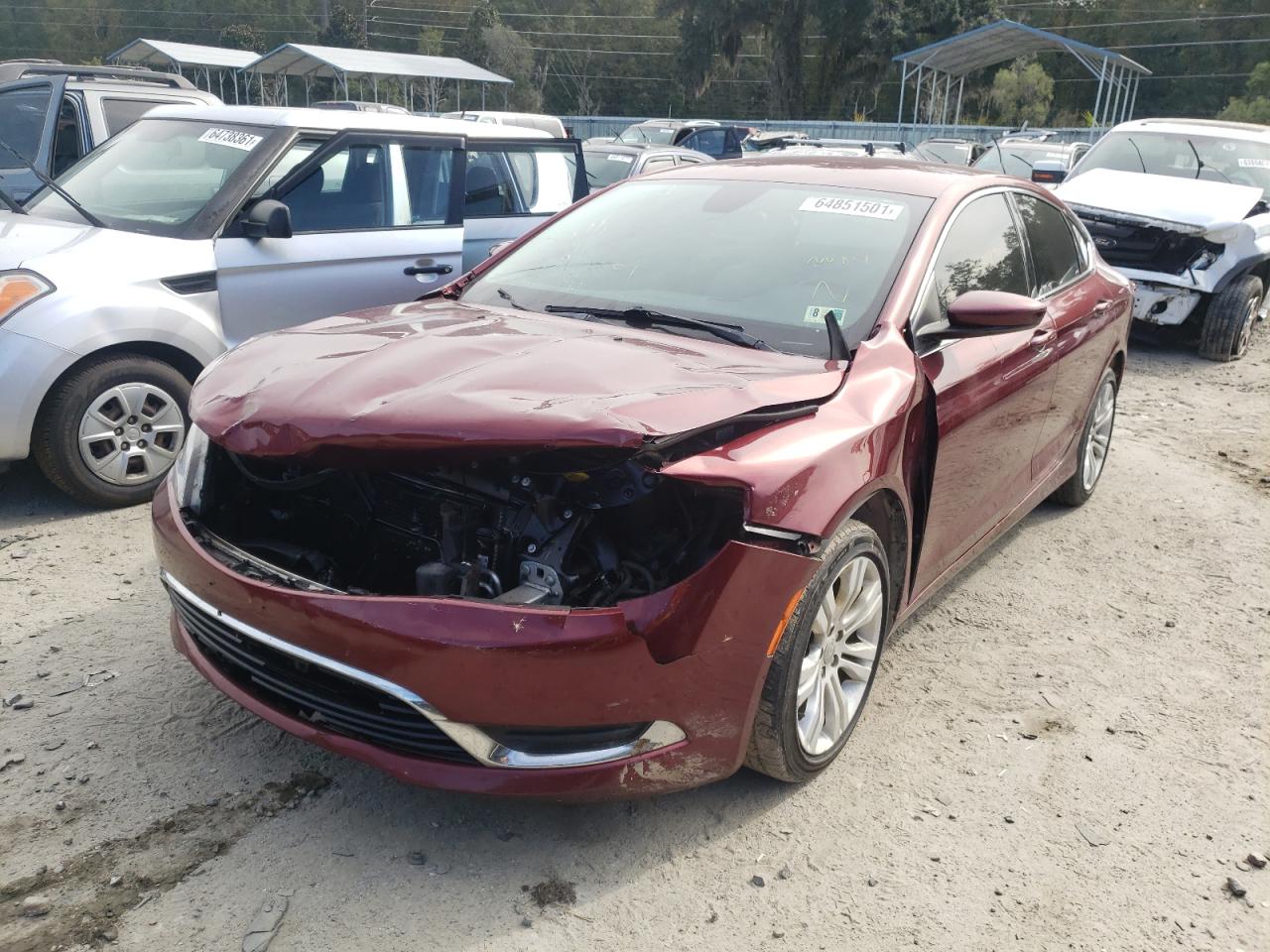 Photo 2 from auction – 2015 CHRYSLER 200 LIMITE with VIN 1C3CCCAB4FN738731