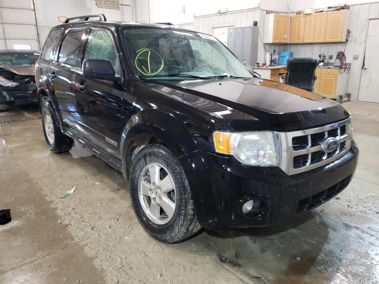 Photo 1 from auction – 2008 FORD ESCAPE XLT with VIN 1FMCU93Z18KA55133