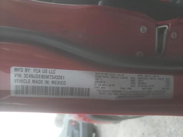 Photo 10 from auction – 2021 JEEP COMPASS 80 with VIN 3C4NJDEB5MT543261