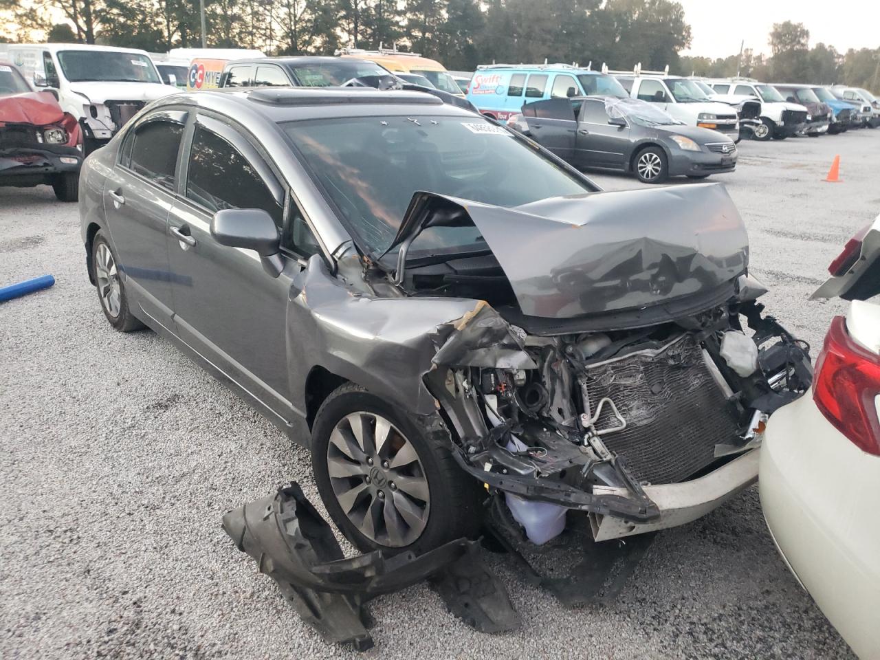 HONDA CIVIC EX 2010 with VIN 19XFA1F80AE039142 - Photo from auction