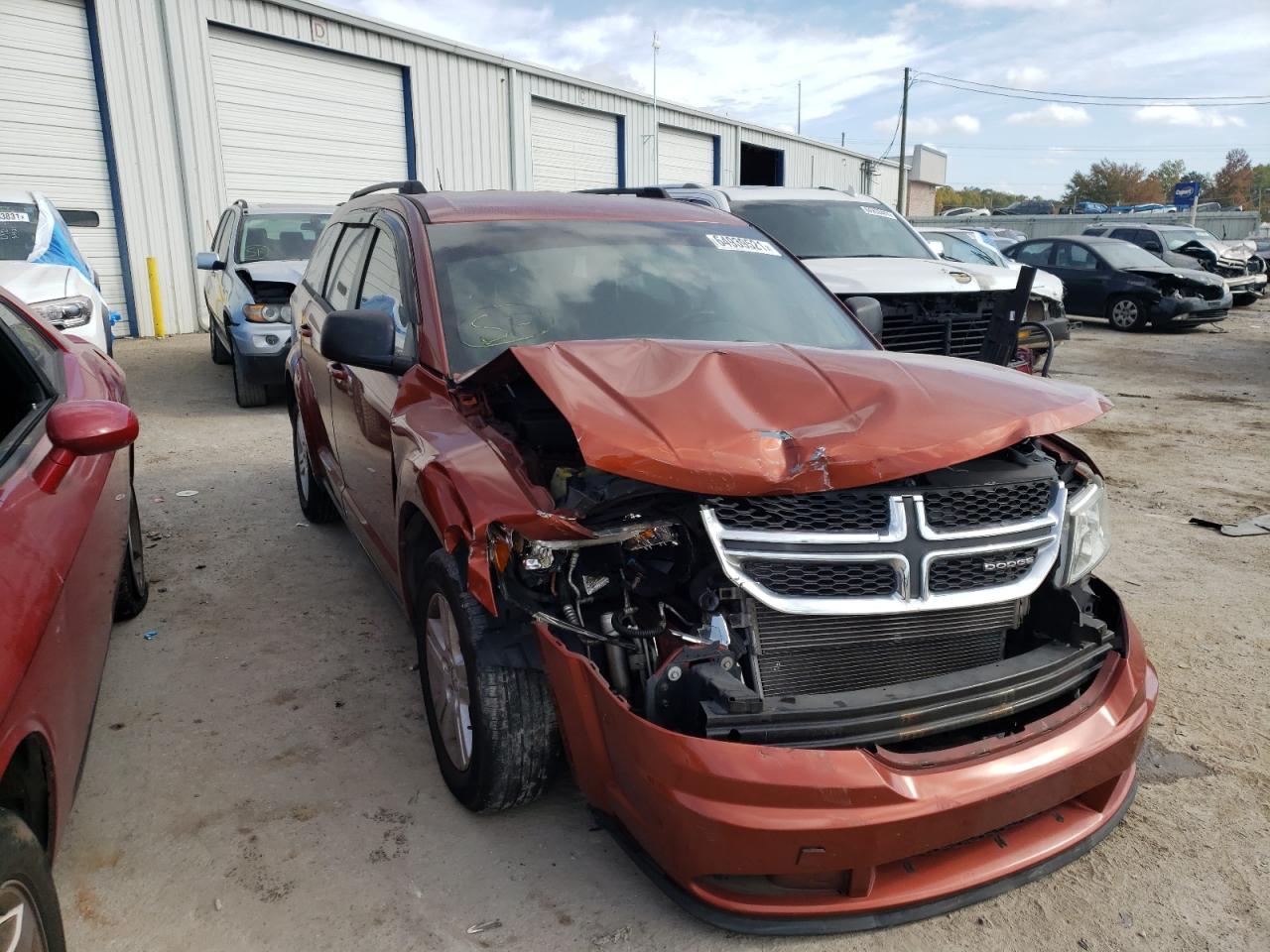 DODGE JOURNEY SE 2012 with VIN 3C4PDCAB5CT260728 - Photo from auction