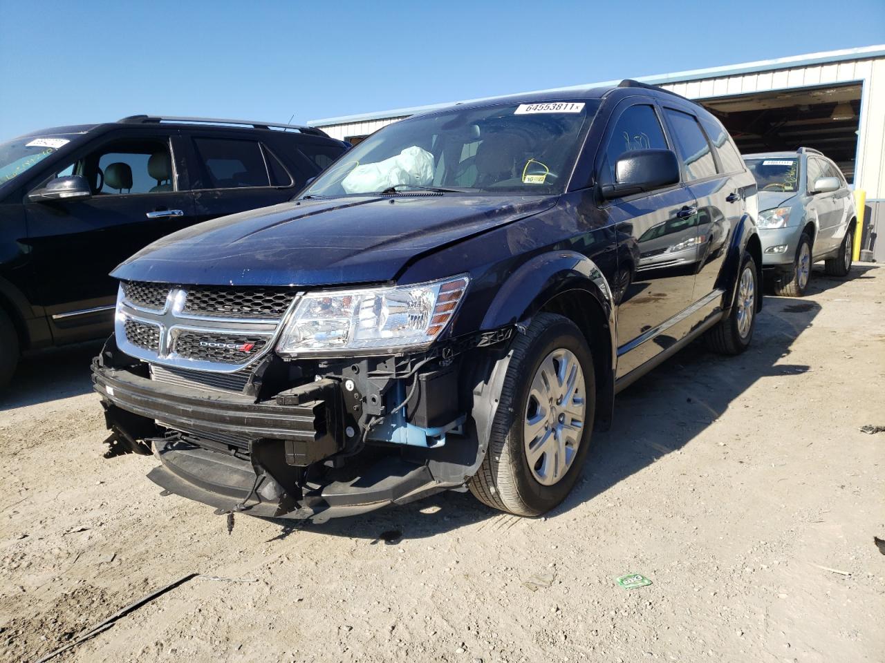Photo 2 from auction – 2018 DODGE JOURNEY SE with VIN 3C4PDCAB9JT507343