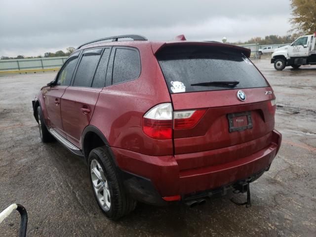 Photo 3 from auction – 2010 BMW X3 XDRIVE3 with VIN WBXPC9C49AWJ33527