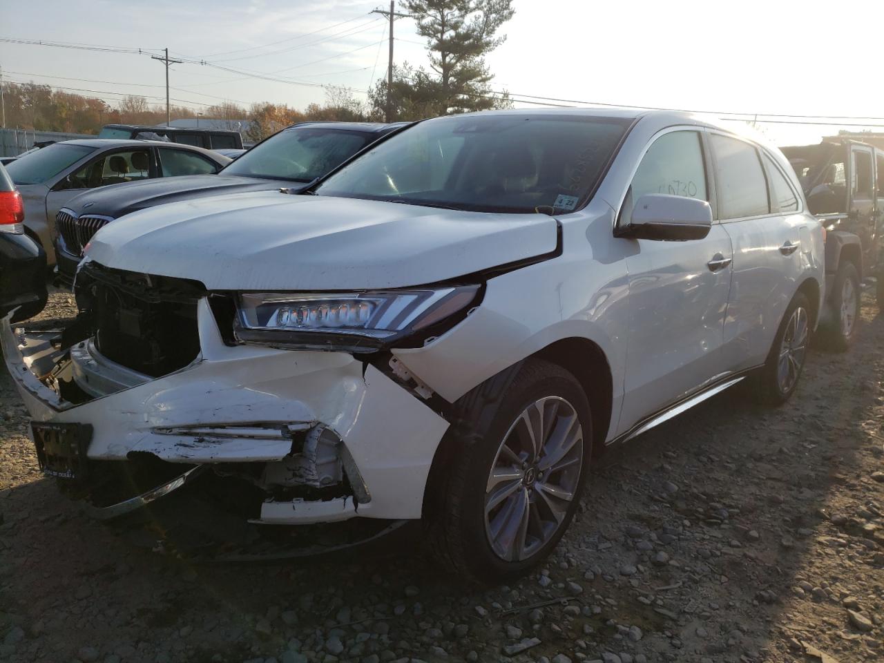 Photo 2 from auction – 2017 ACURA MDX TECHNO with VIN 5FRYD4H57HB034754