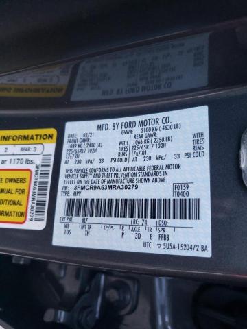 Photo 10 from auction – 2021 FORD BRONCO SPO with VIN 3FMCR9A63MRA30279