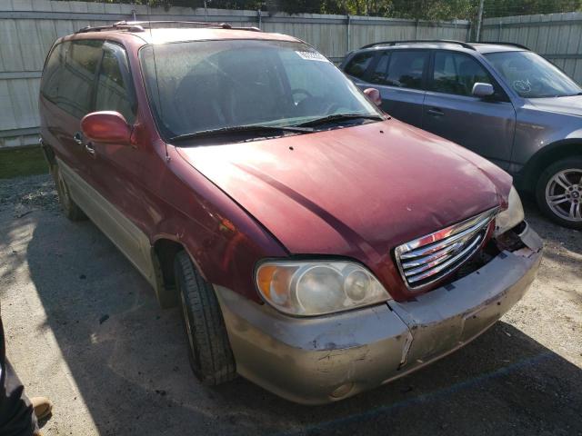 KIA SEDONA 2003 with VIN KNDUP131836382321 - Photo from auction