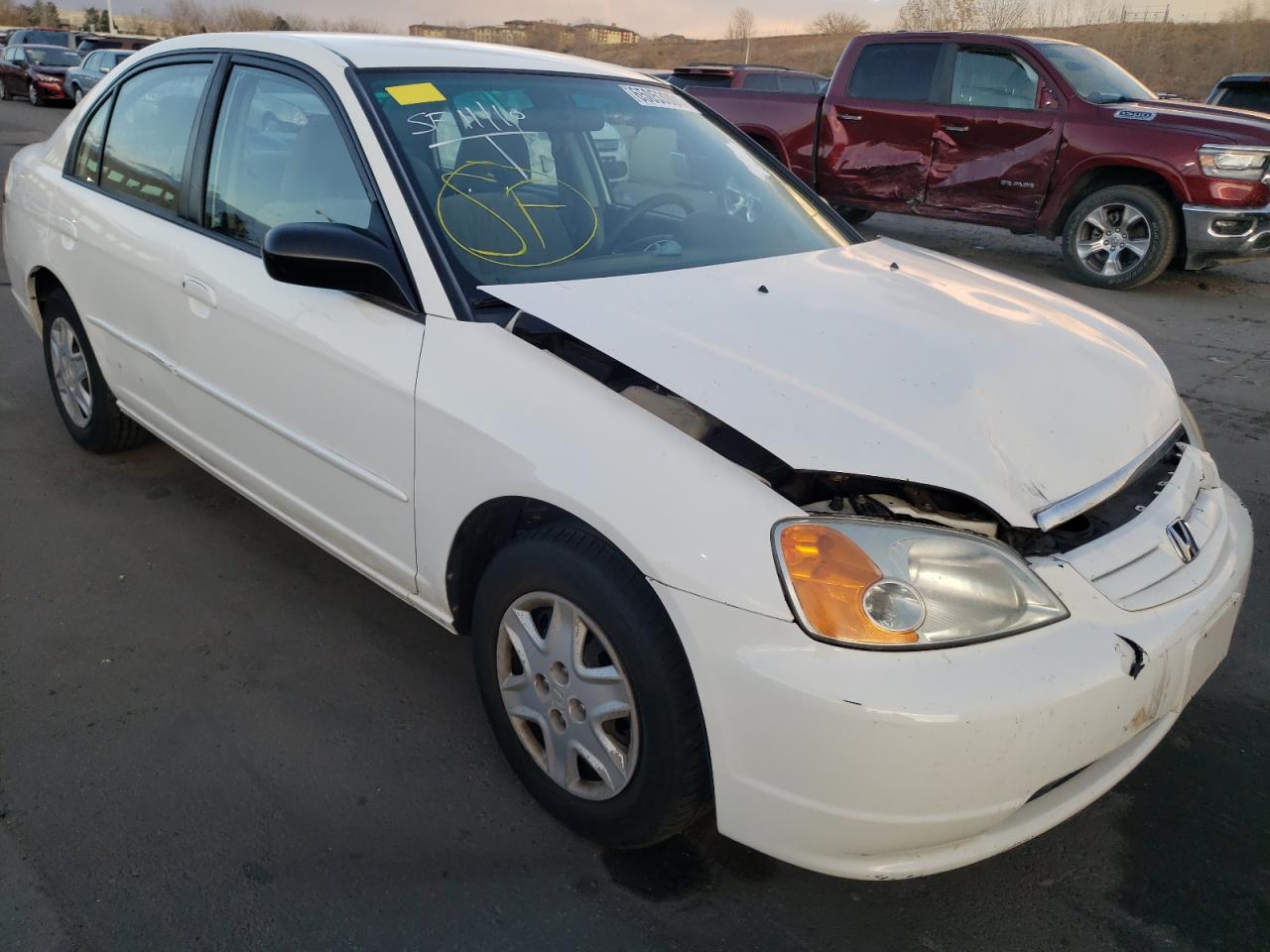 HONDA CIVIC LX 2003 with VIN JHMES16543S001071 - Photo from auction