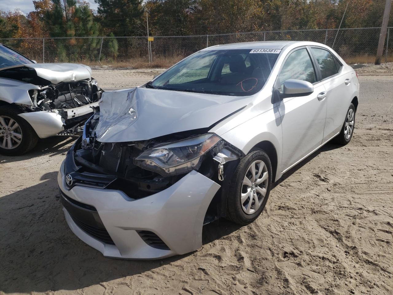 Photo 2 from auction – 2016 TOYOTA COROLLA L with VIN 2T1BURHE6GC568853