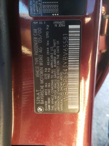 Foto 10 de la subasta – 2000 BMW 528 IT AUT con VIN WBADP6343YBV65581