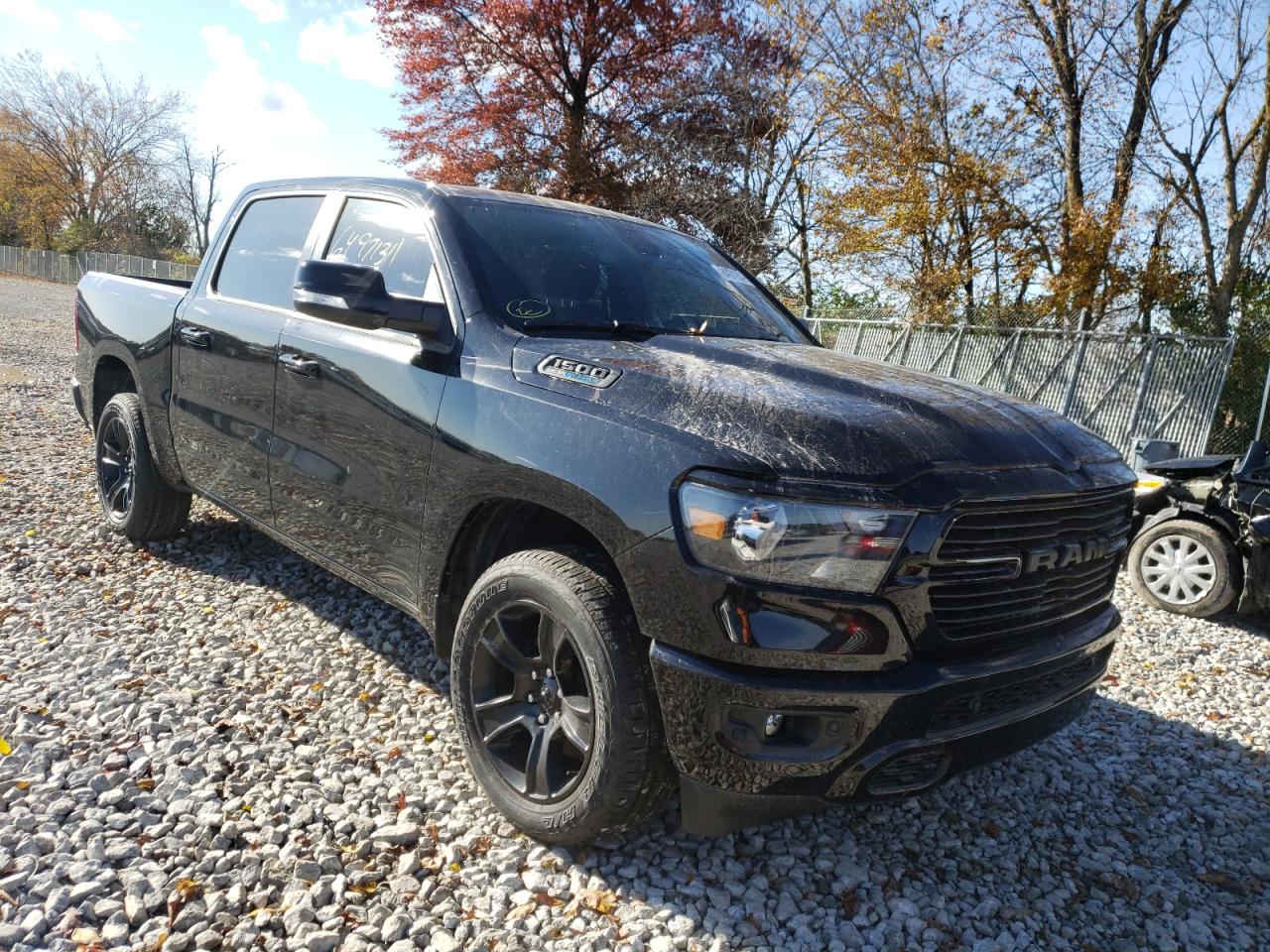 Photo 1 from auction – 2021 RAM 1500 BIG H with VIN 1C6SRFFT8MN621375
