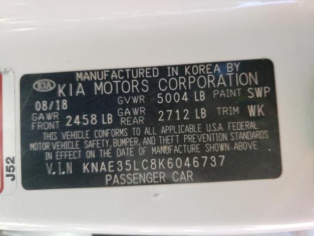 Photo 10 from auction – 2019 KIA STINGER GT with VIN KNAE35LC8K6046737