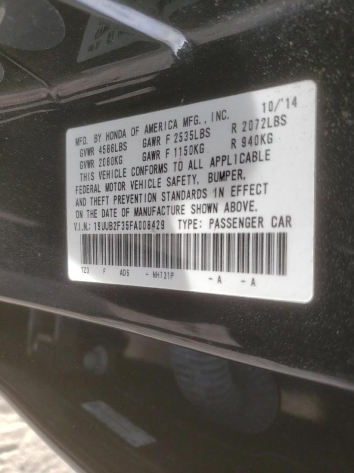 Photo 10 from auction – 2015 ACURA TLX with VIN 19UUB2F35FA008429