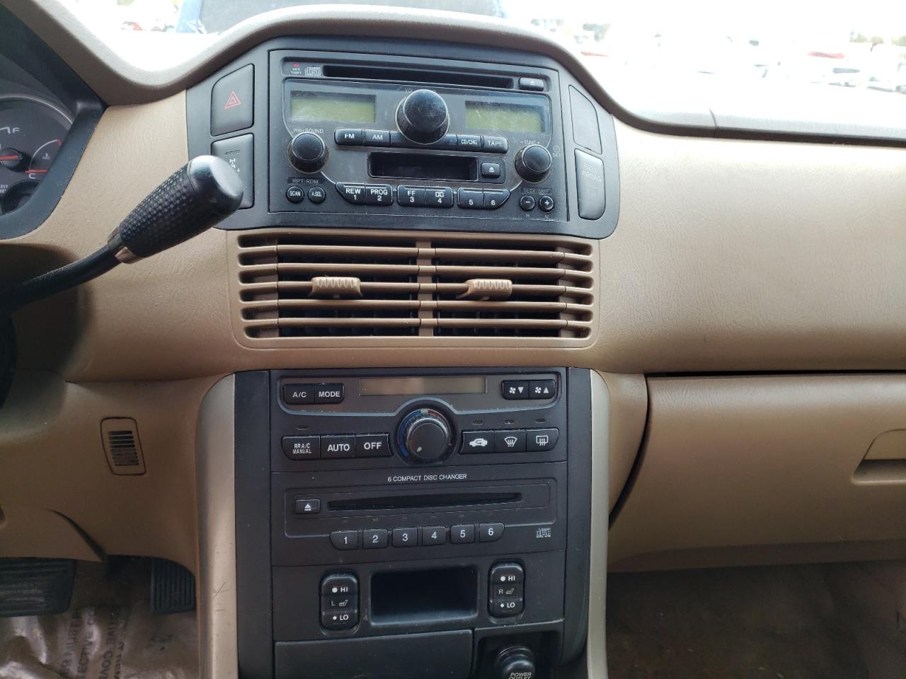 Photo 9 from auction – 2005 HONDA PILOT EXL with VIN 5FNYF185X5B066667