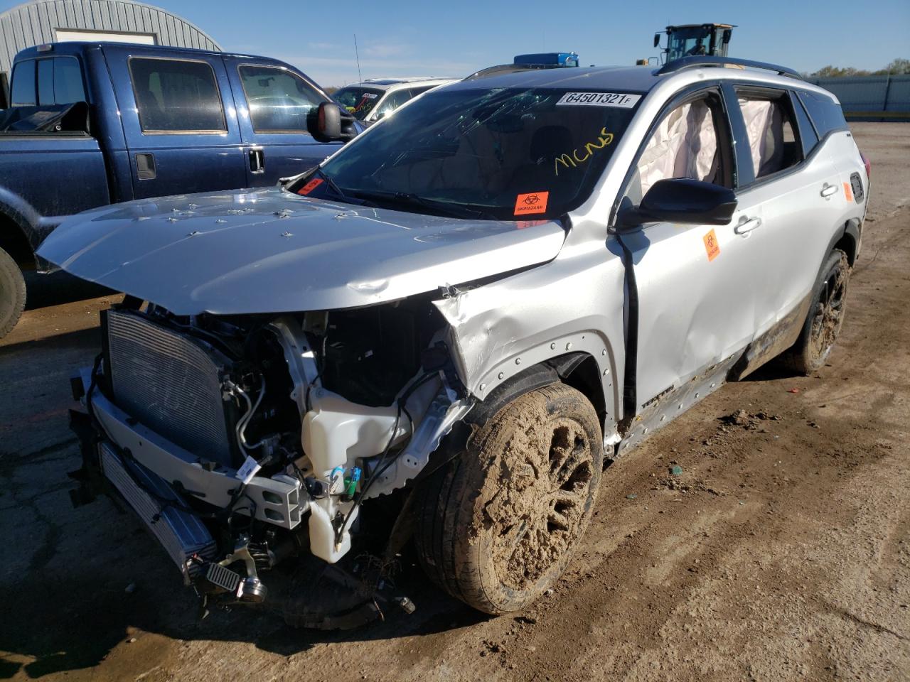 Photo 2 from auction – 2021 GMC TERRAIN SL with VIN 3GKALMEV1ML397948