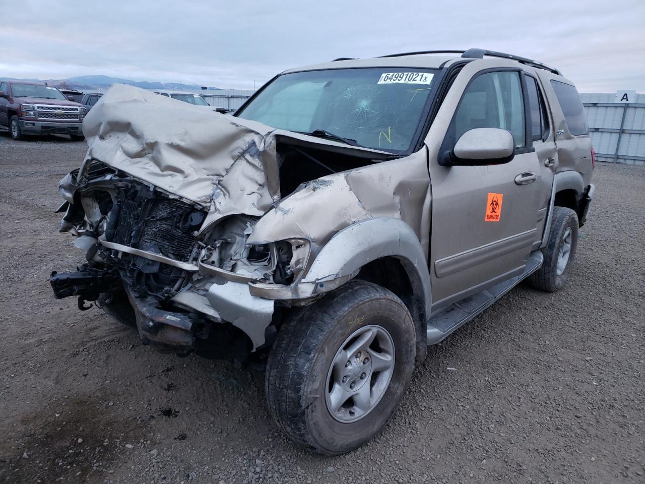 Photo 2 from auction – 2002 TOYOTA SEQUOIA SR with VIN 5TDBT44A02S109701