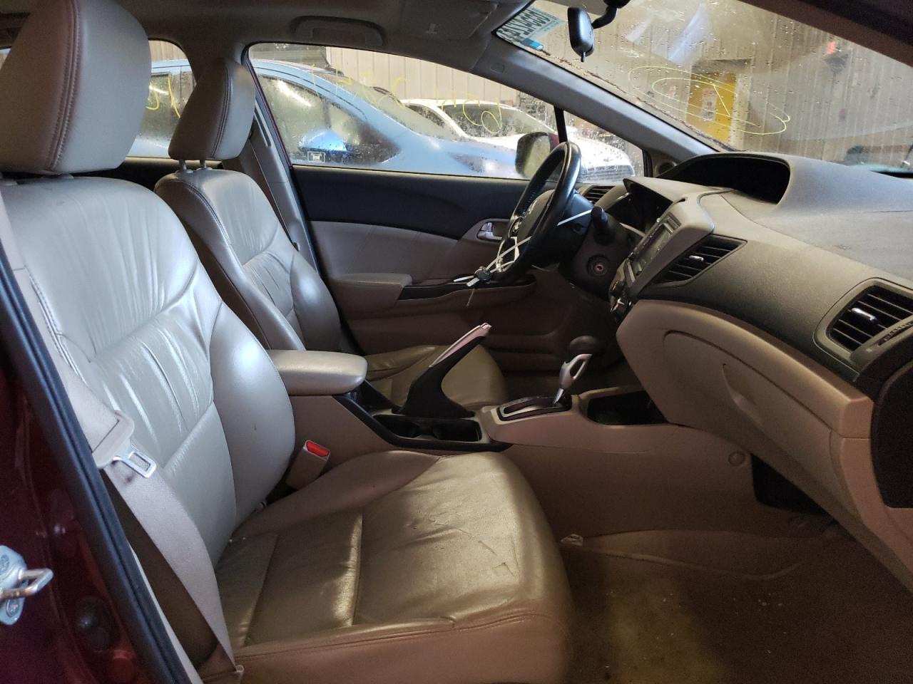 Photo 5 from auction – 2012 HONDA CIVIC EXL with VIN 2HGFB2F95CH506267