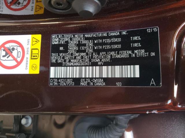 Photo 10 from auction – 2016 LEXUS RX 450H BA with VIN 2T2BGMCA8GC003451