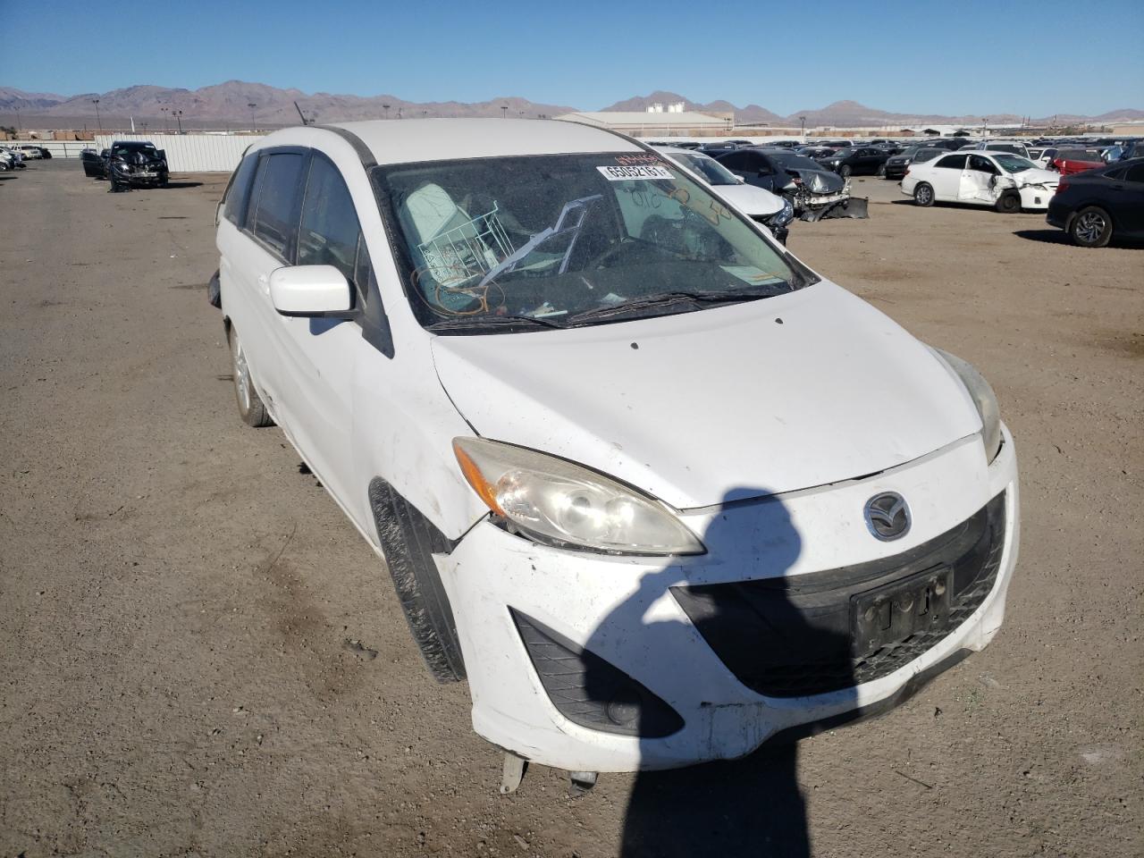 MAZDA 5 2012 with VIN JM1CW2BL6C0101398 - Photo from auction